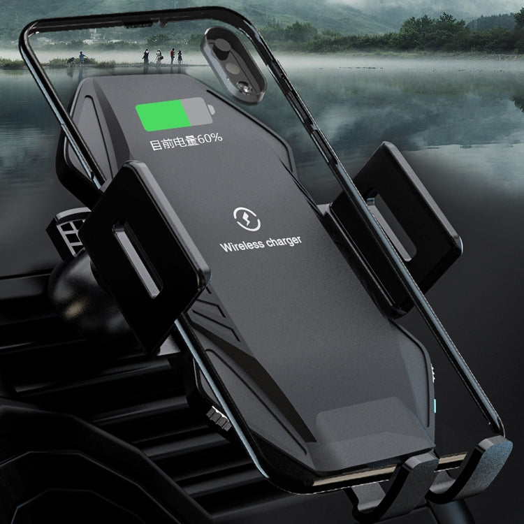 T3 Intelligent Auto-induction Car Mount Wireless Charger, Suitable for 4.5 - 6.8 inch Smartphones