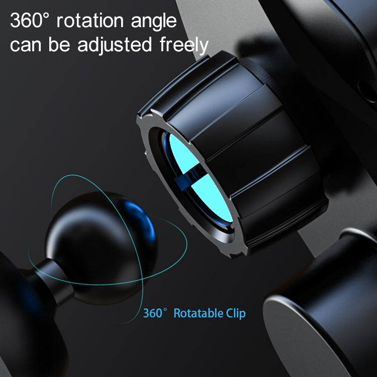 T3 Intelligent Auto-induction Car Mount Wireless Charger, Suitable for 4.5 - 6.8 inch Smartphones