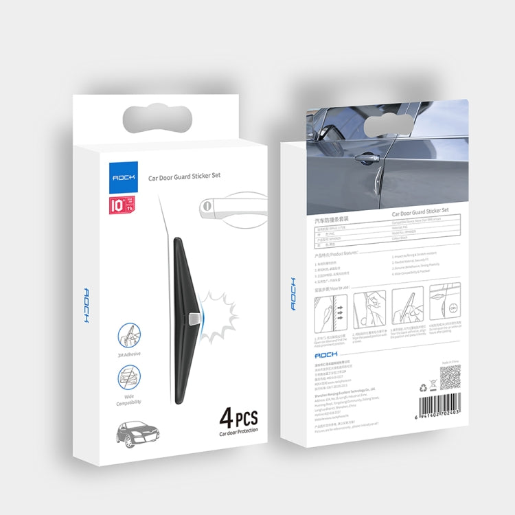 ROCK RPH0929 4 PCS PVC Car Door Guard Anti-collision Sticker Set