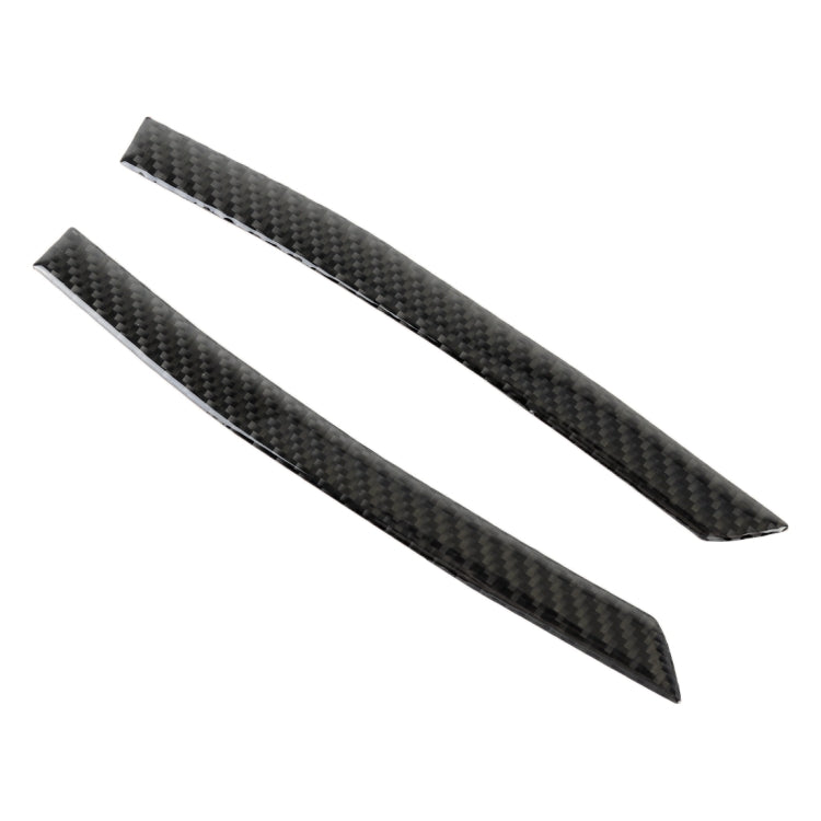 2 PCS Car Carbon Fiber Rearview Mirror Bumper Strip Decorative Sticker for Volkswagen Touareg