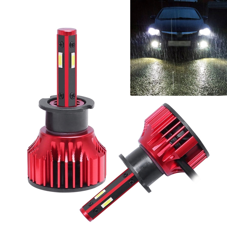 2 PCS T10 H3 DC9-36V / 28W / 6500K / 2400LM IP67 Car LED Headlight Lamps (White Light)