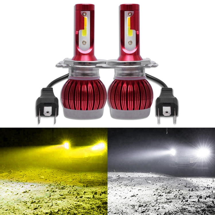 2 PCS H4 DC9-36V / 36W / 6000K(High Beam)