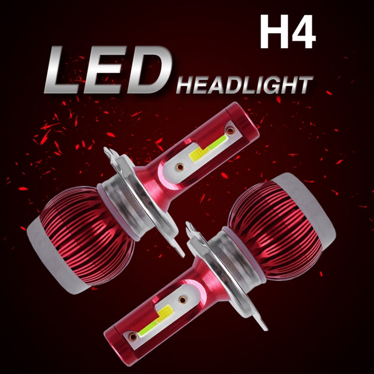 2 PCS H4 DC9-36V / 36W / 6000K(High Beam)