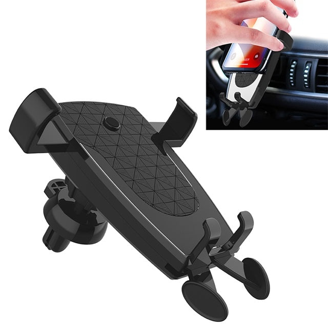Car Air Outlet Mobile Phone Automatic Lock Holder Bracket