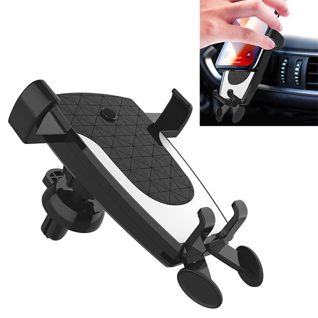 Car Air Outlet Mobile Phone Automatic Lock Holder Bracket