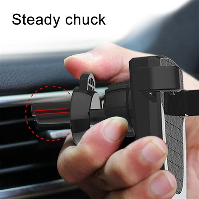 Car Air Outlet Mobile Phone Automatic Lock Holder Bracket