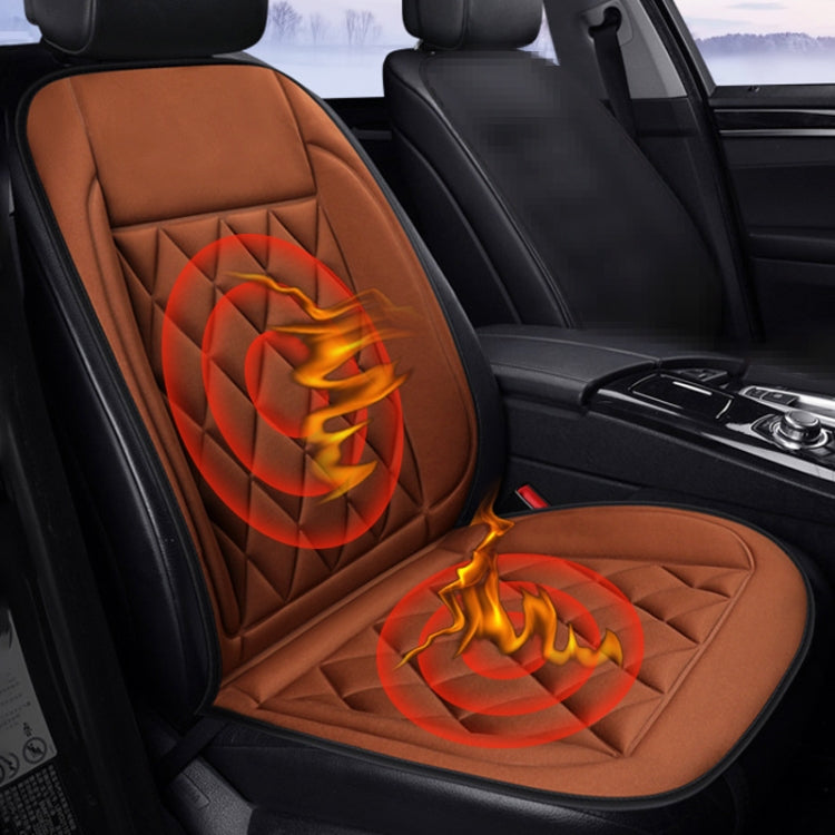 Car 12V Seat Heater Cushion Warmer Cover Winter Heated Warm, Single Seat