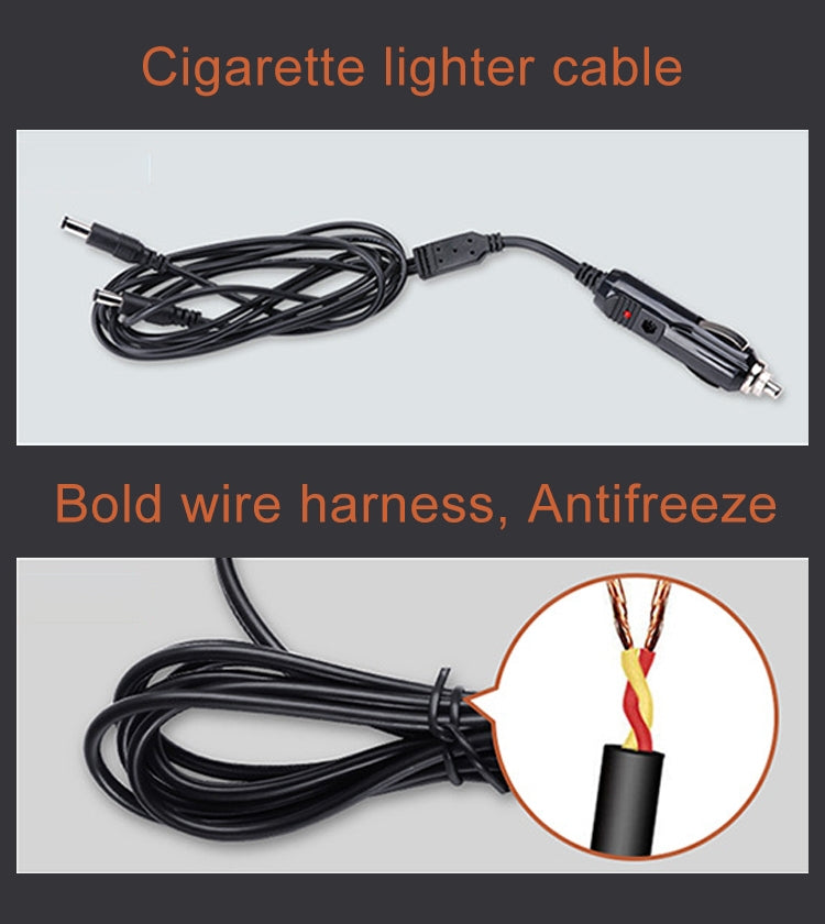 Car 12V Seat Heater Cushion Warmer Cover Winter Heated Warm, Single Seat