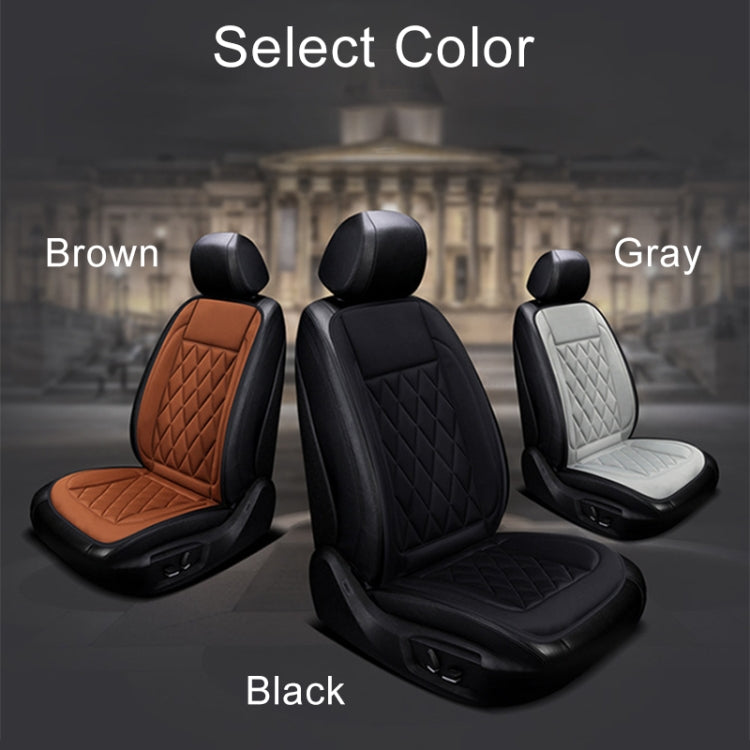 Car 24V Seat Heater Cushion Warmer Cover Winter Heated Warm, Single Seat