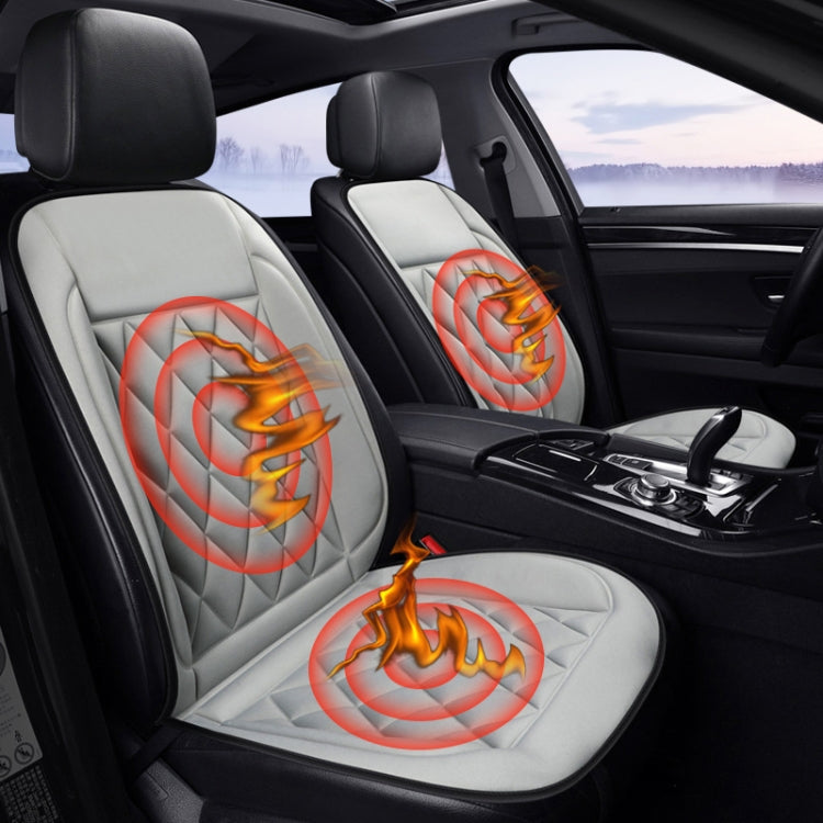 Car 12V Seat Heater Cushion Warmer Cover Winter Heated Warm, Double Seat