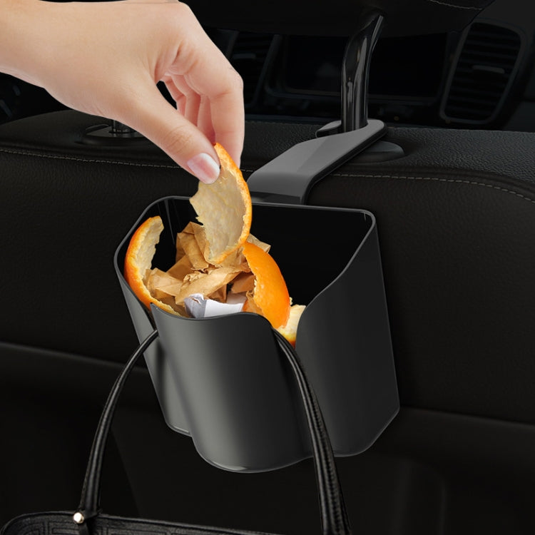 Car Back Seat Hook Trash Rubbish Garbage Can Mobile Phone Holder Storage Box