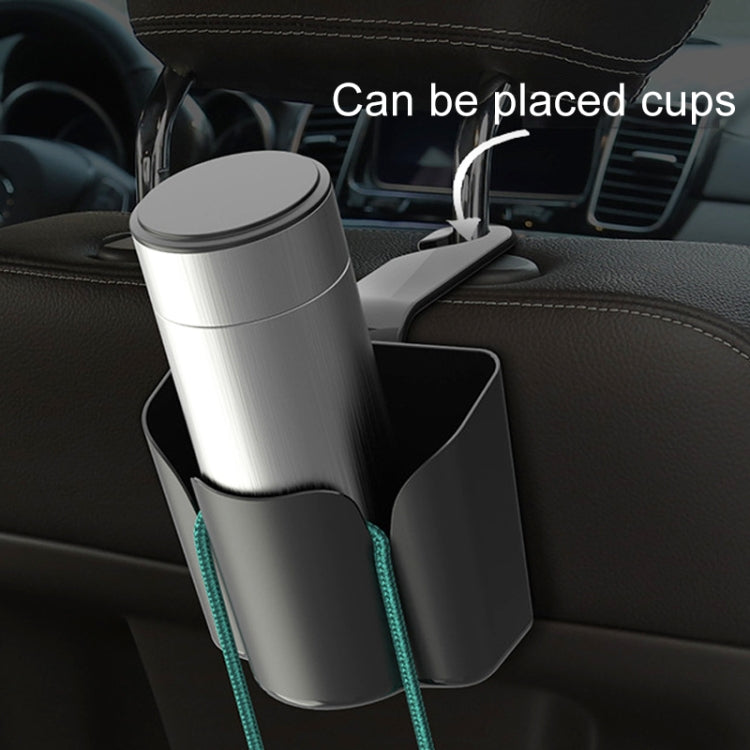 Car Back Seat Hook Trash Rubbish Garbage Can Mobile Phone Holder Storage Box