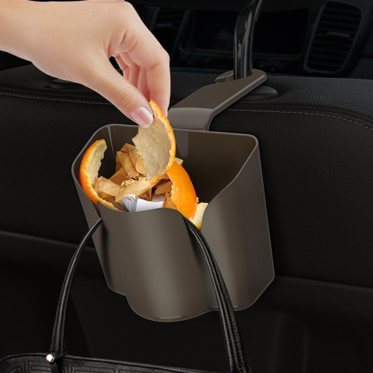Car Back Seat Hook Trash Rubbish Garbage Can Mobile Phone Holder Storage Box