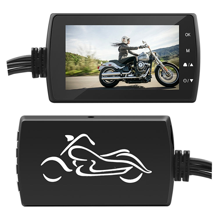 SE500 3 inch Full HD 1080P Video Motorcycle DVR, Support TF Card / Loop Recording / G-sensor