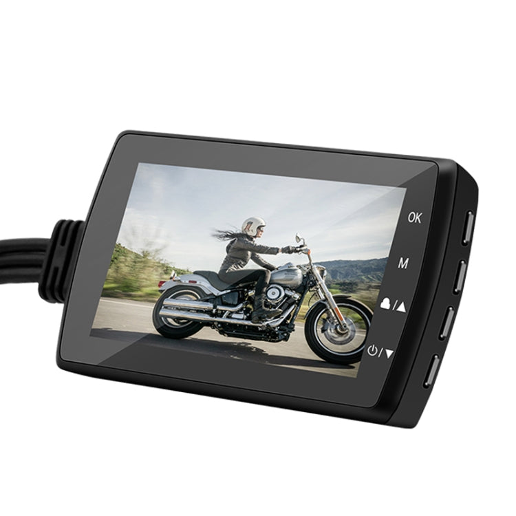 SE500 3 inch Full HD 1080P Video Motorcycle DVR, Support TF Card / Loop Recording / G-sensor