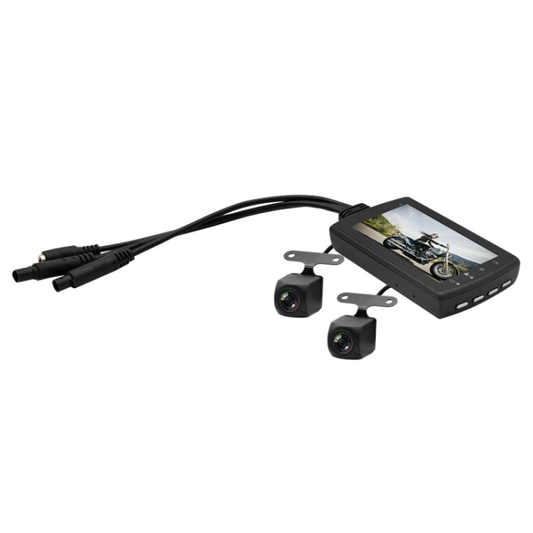 SE500 3 inch Full HD 1080P Video Motorcycle DVR, Support TF Card / Loop Recording / G-sensor