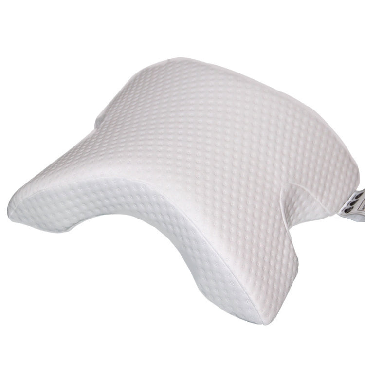 Ice Slk Fabric Breathable Memory Foam Neck Pillow