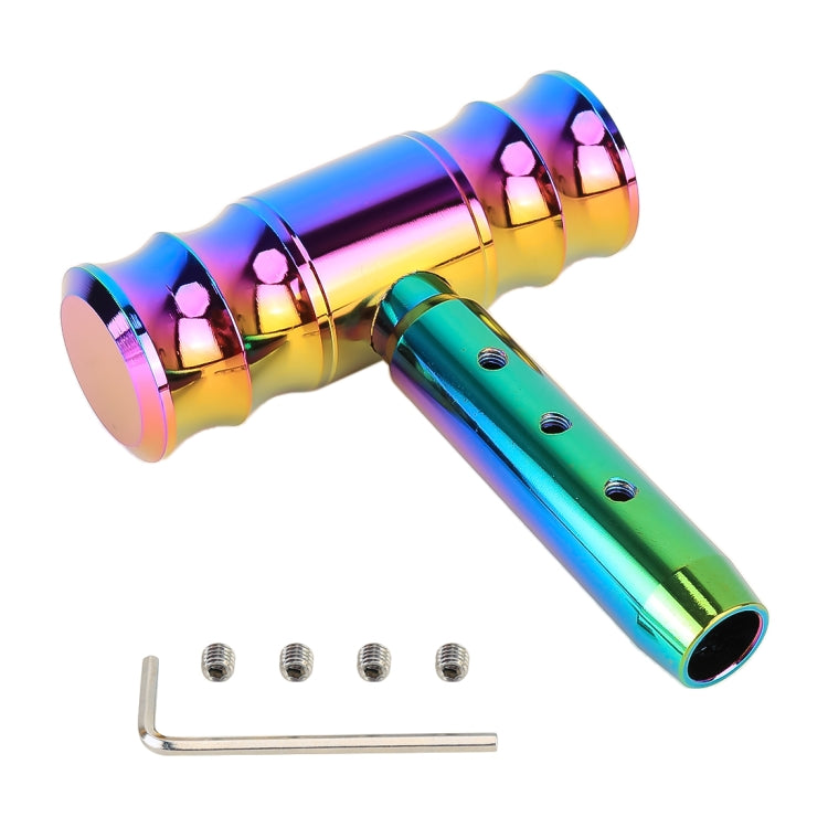 Universal Car Colorful T-shaped Gear Head Gear Shift Knob