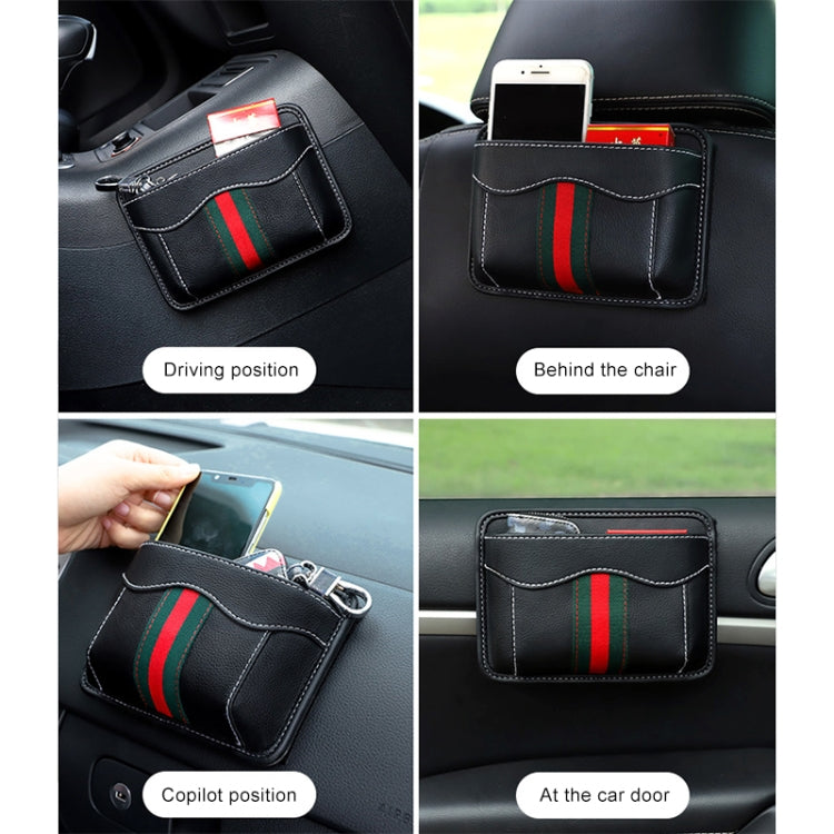 Paste Car Storage Bag Car Seat Quilting Storage Bag Instrument Panel Hanging Bag