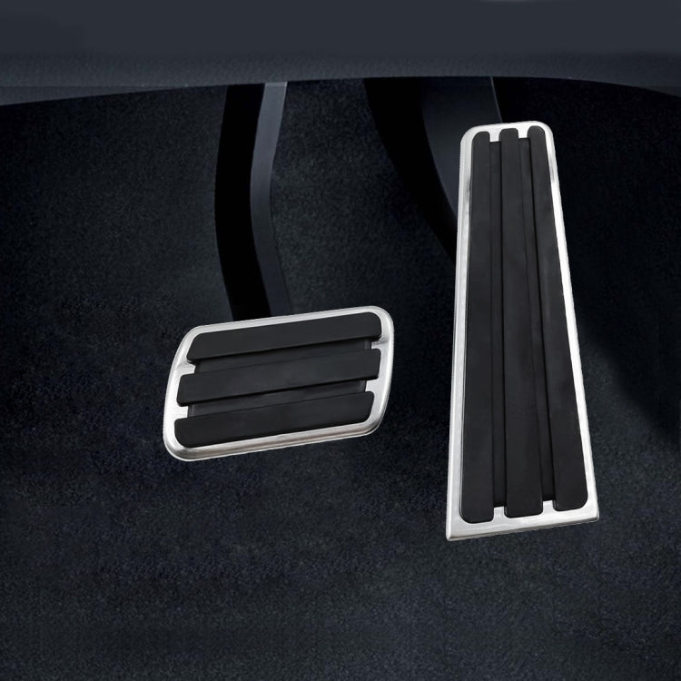 2 in 1 Non-Slip Car Pedals Foot Brake Pad Cover Set for Porsche Panamera 2010-2019