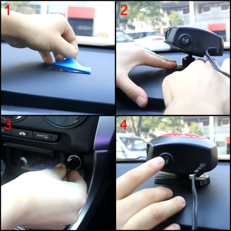 Car Portable Heater Hot Cool Fan Windscreen Window Demister Defroster DC 12V