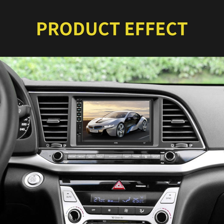 N7 7 inch HD Universal Car Radio Receiver MP5 Player, Support FM & Bluetooth & Phone Link with Remote Control