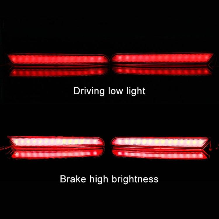 2 PCS 375 0.06W / 12V Car Rear Bumper Light Brake Light for Honda Odyssey 2009