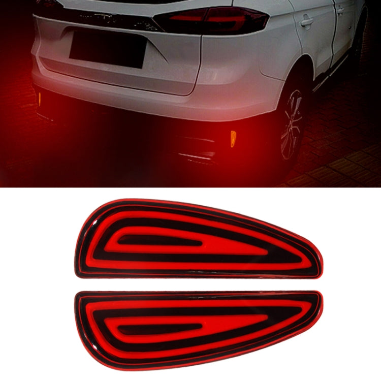 2 PCS 3016 2-4W / 12V Car Rear Bumper Light Brake Light for Geely Boldo X70