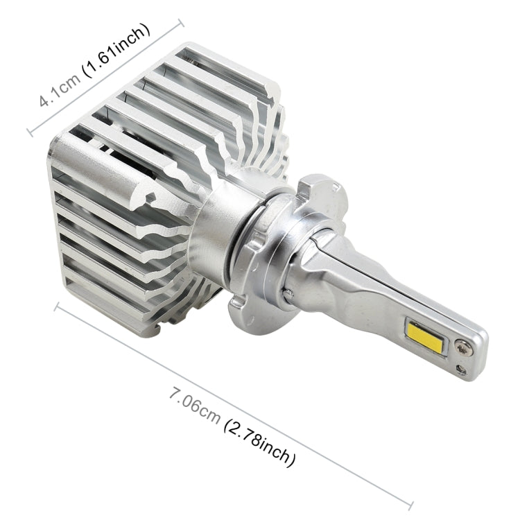 2 PCS DC12V / 35W / 5500K / 4000LM Car ED Headlight Lamps SMD-3570 Lamps for D4S D4R