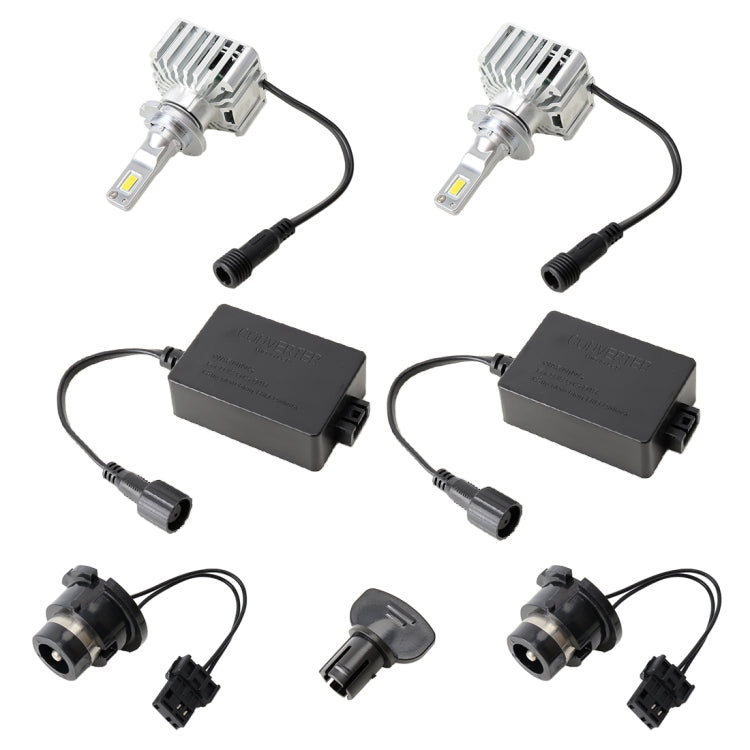 2 PCS DC12V / 35W / 5500K / 4000LM Car ED Headlight Lamps SMD-3570 Lamps for D4S D4R