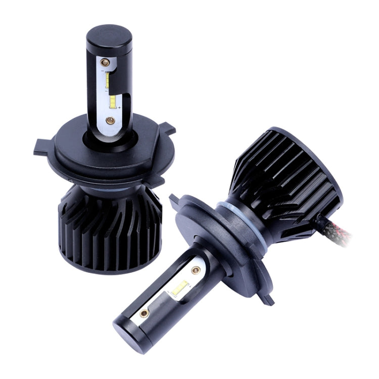 2 PCS P7 H4 DC9-36V 24W 6500K 3000LM IP68 Car LED Headlight Lamps / Fog Light (White Light)