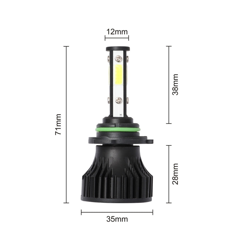 2 PCS X15 9006 DC9-32V 26W 6500K 3000LM IP67 Car LED Headlight Lamps / Fog Light (White Light)