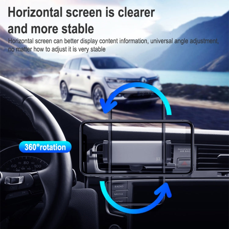 Automatic Induction Mobile Phone Car Aluminum Alloy Holder For 4.7-6.5 inch Mobile Phone