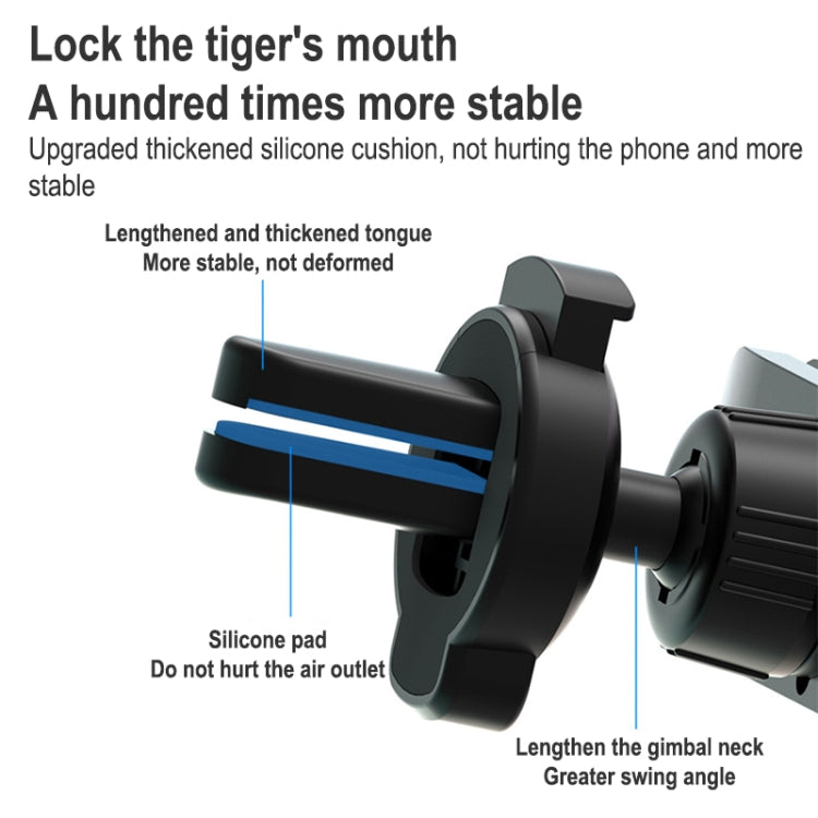 Automatic Induction Mobile Phone Car Aluminum Alloy Holder For 4.7-6.5 inch Mobile Phone