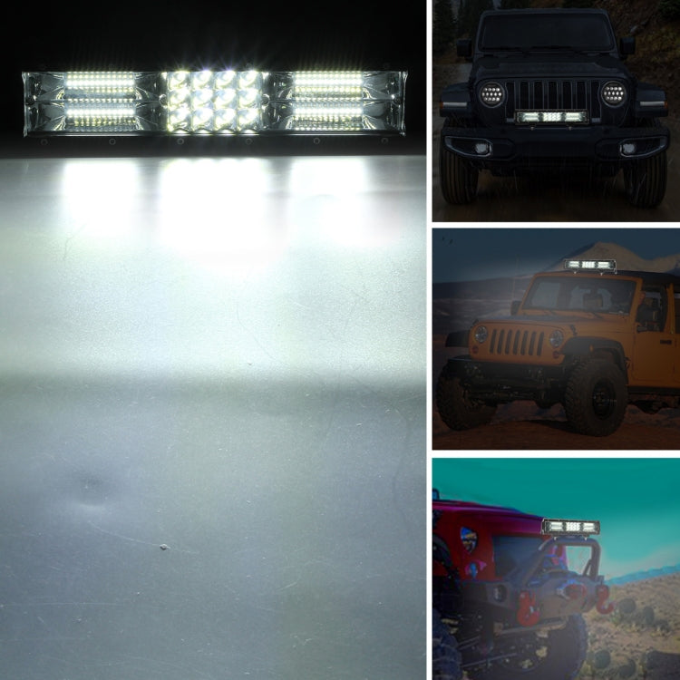 12 inch Three Rows 42W 3360LM 6000K IP67 Car Truck Off-road Vehicle LED Work Lights Spot / Flood Light, with 60LEDs SMD-3030 Lamps