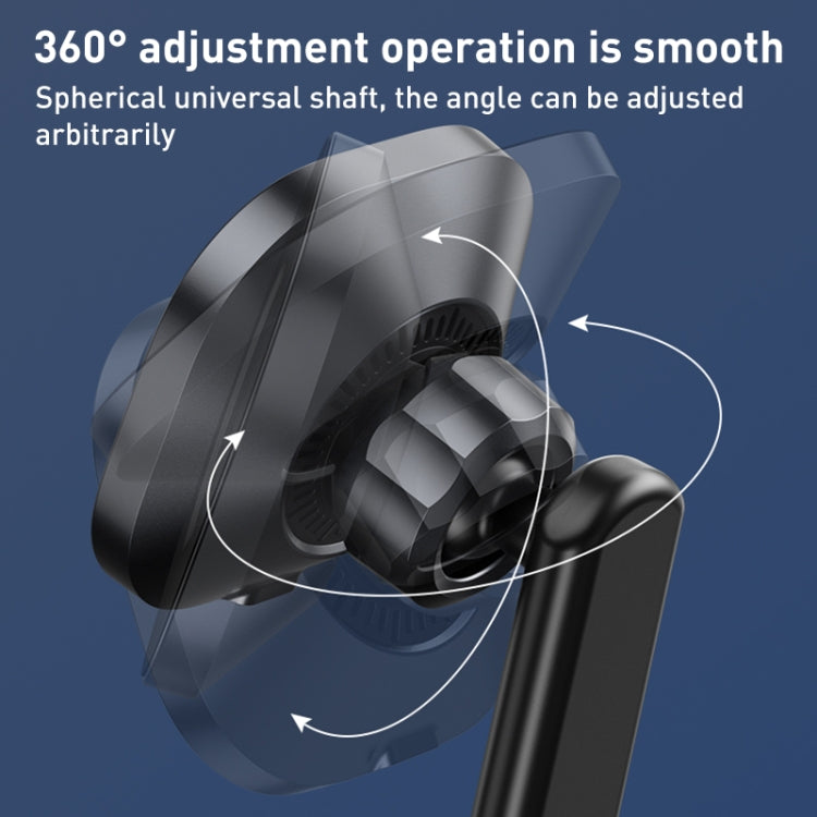 Benks CZ02 Pro 15W Magnetic Wireless Car Charger Phone Holder(Black)