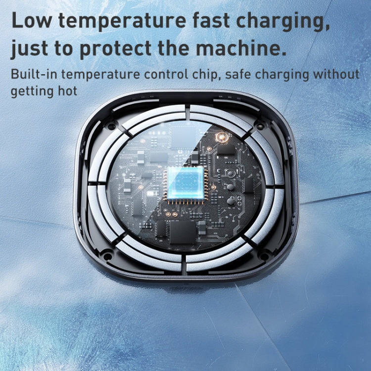 Benks CZ02 Pro 15W Magnetic Wireless Car Charger Phone Holder(Black)