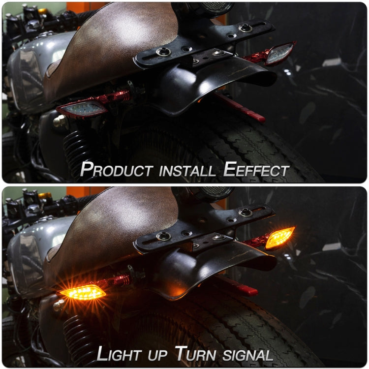 2pcs KC022 Motorcycle 12LEDs Turn Signal Light