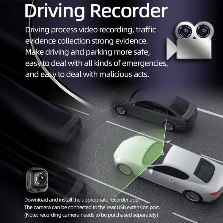 SX1 10.1 inch 90 Degree Rotation Android Navigation Car Player, 2GB+32GB