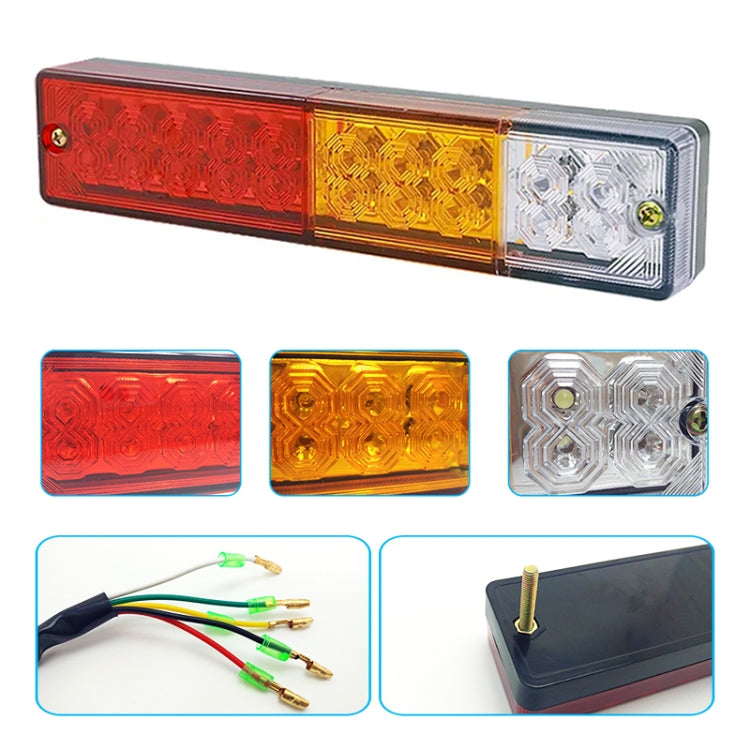 1 Pair Truck 20LEDs Tail Light Brake Reversing Light