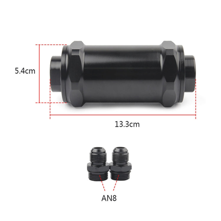 54mm Car Oil Filter with AN8 Adapters Threaded Joints