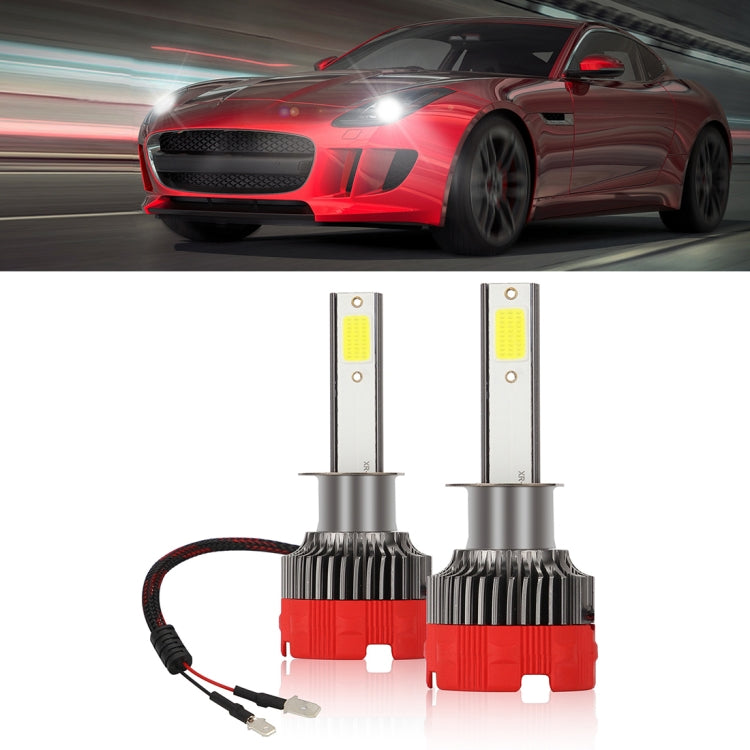 2 PCS EV18 H1 DC9-30V 20W 6000K 2500LM Car LED Headlight Lamps