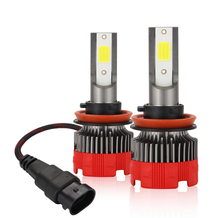 2 PCS EV18 H11 DC9-30V 20W 6000K 2500LM Car LED Headlight Lamps