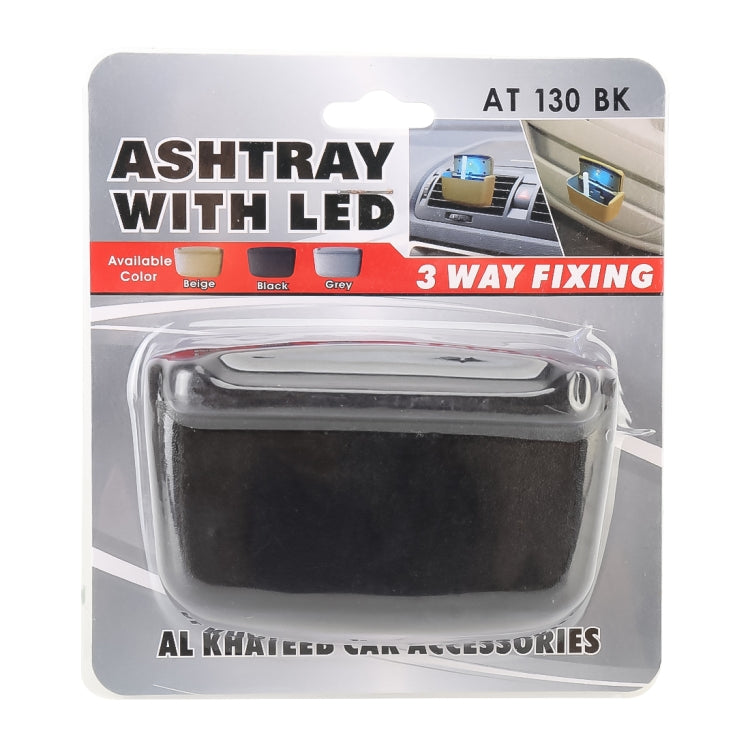 AT130BK Car Multi-functional Organizer Storage Box with LED Light