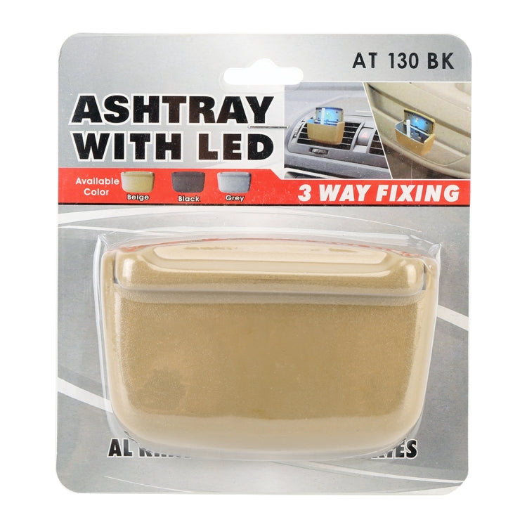 AT130BK Car Multi-functional Organizer Storage Box with LED Light