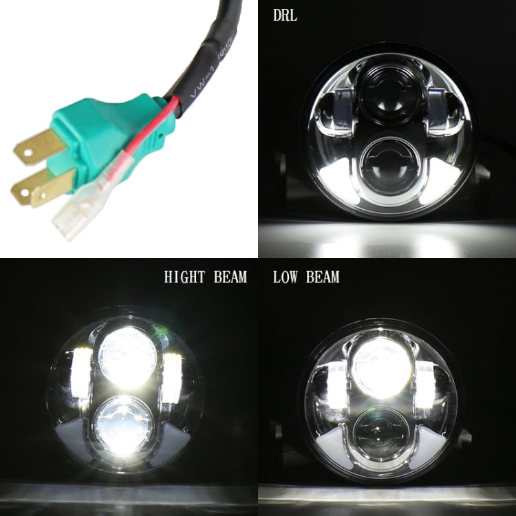 5.75 inch DC12V 6000K-6500K 40W Car LED Headlight for Harley