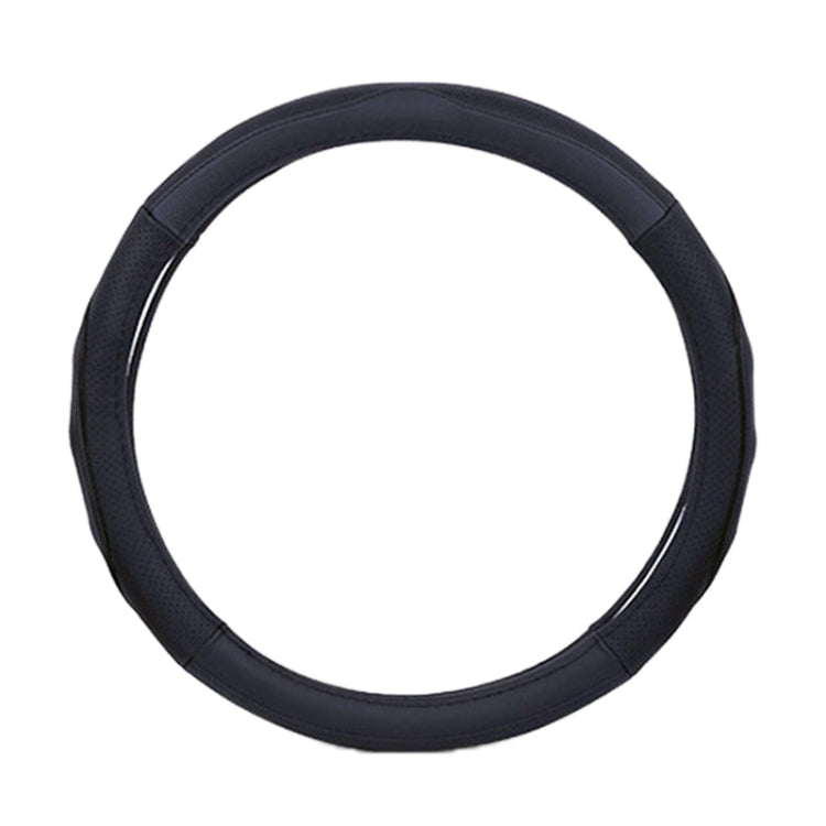 Universal Car Genuine Leather Steering Wheel Cover, Diameter: 38cm