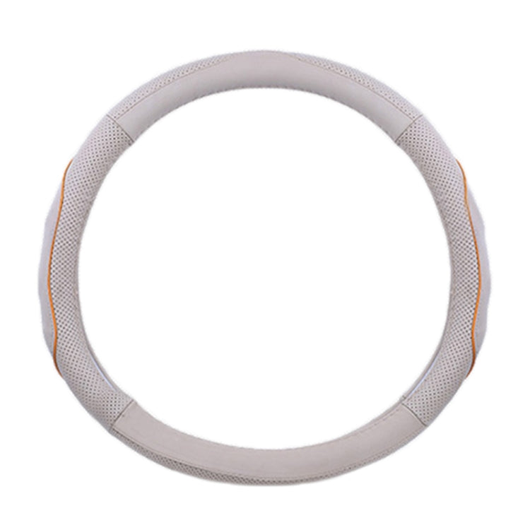 Universal Car Genuine Leather Steering Wheel Cover, Diameter: 38cm