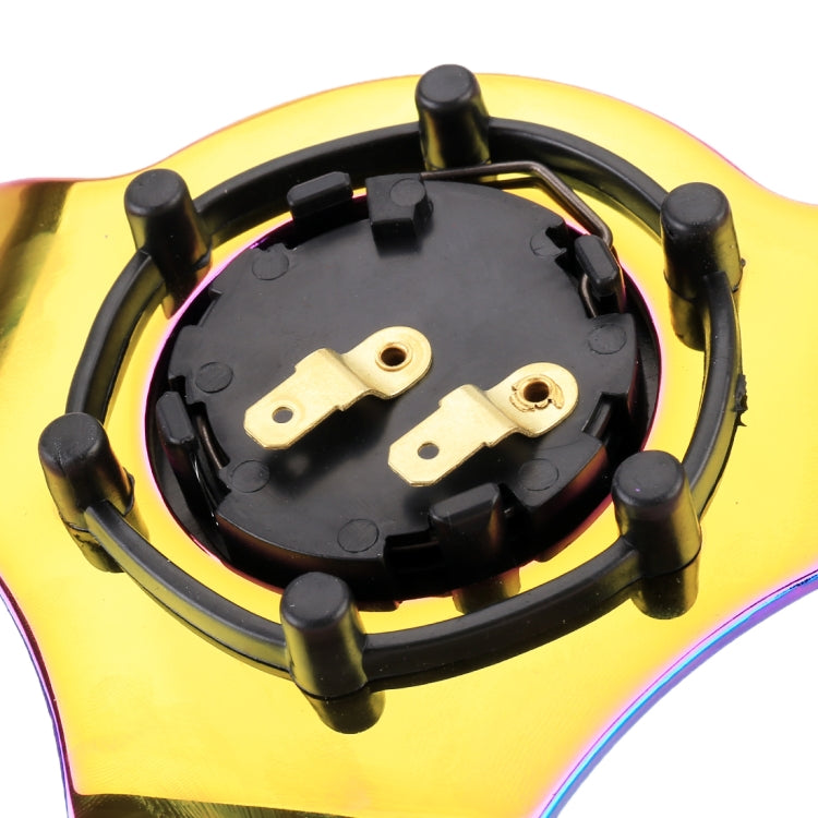 Car Colorful Modified Racing Sport Horn Button Steering Wheel, Diameter: 35cm