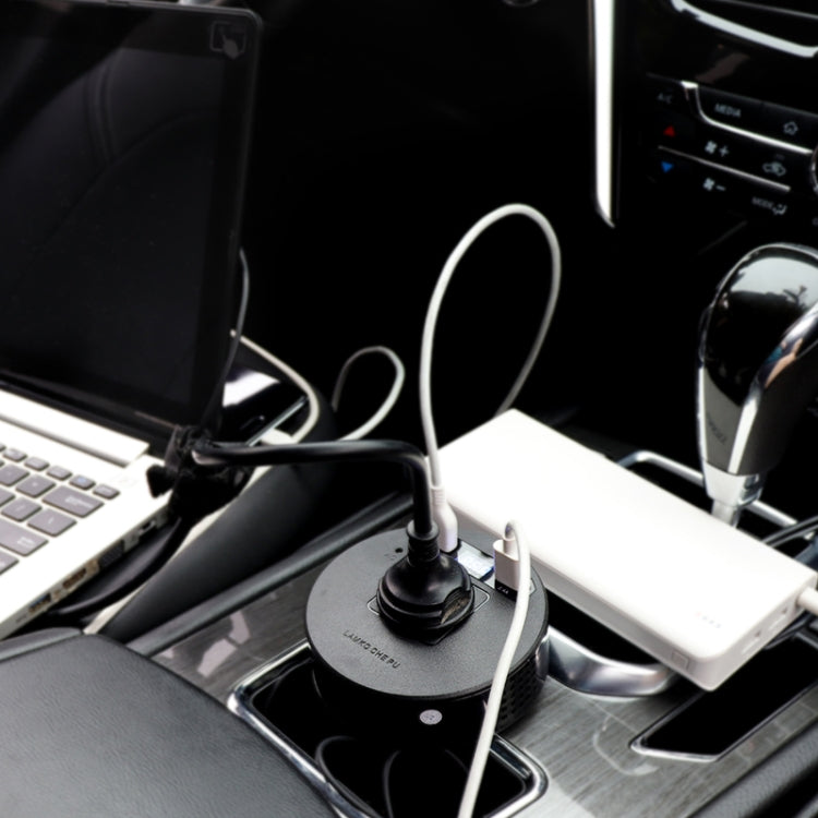 120W DC 12V to AC 220V Car Multi-functional Sine Wave Power Inverter 2 USB Ports Charger Adapter